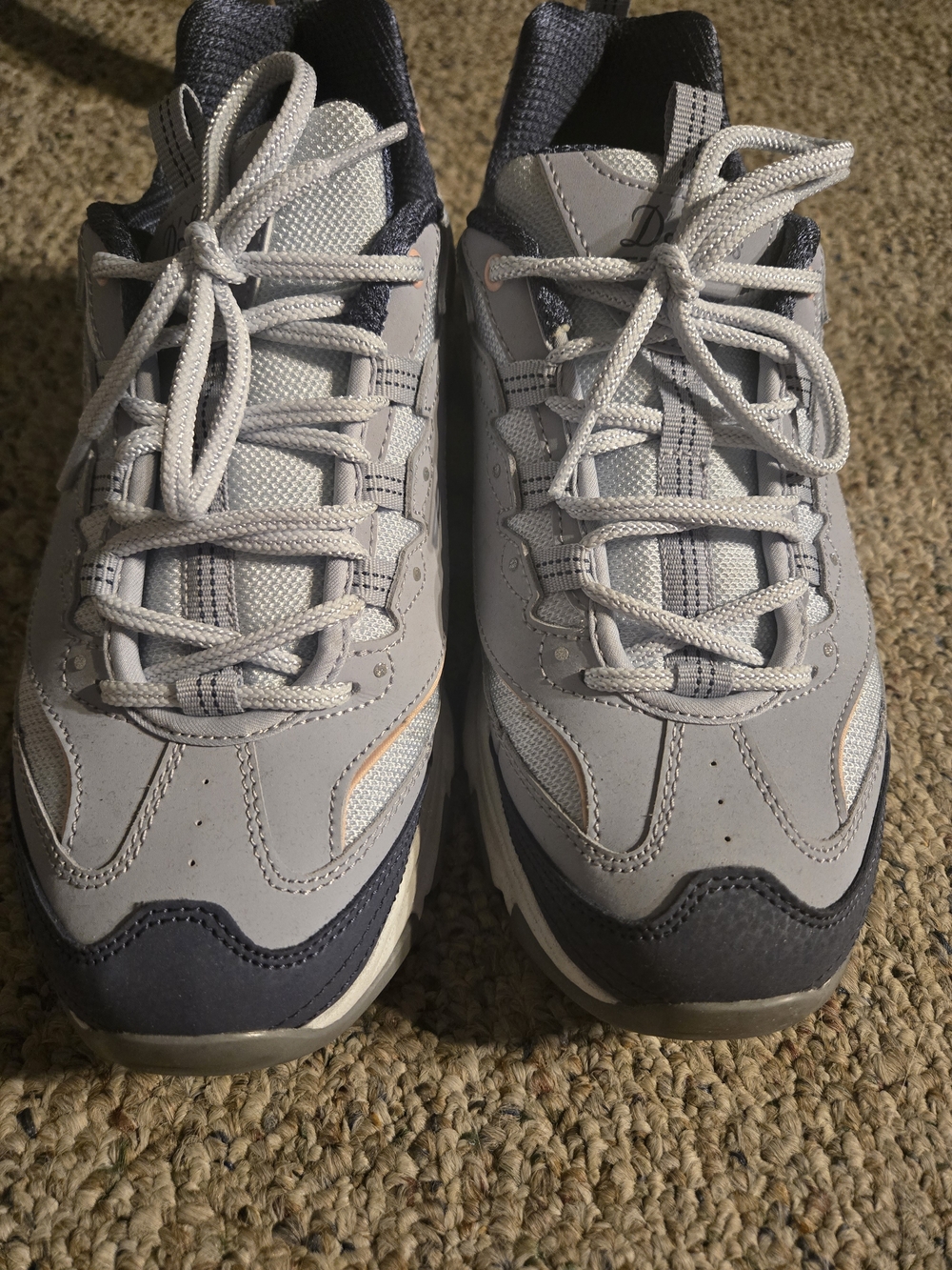 Skechers D'lite Memory Foam Gray  Sneakers